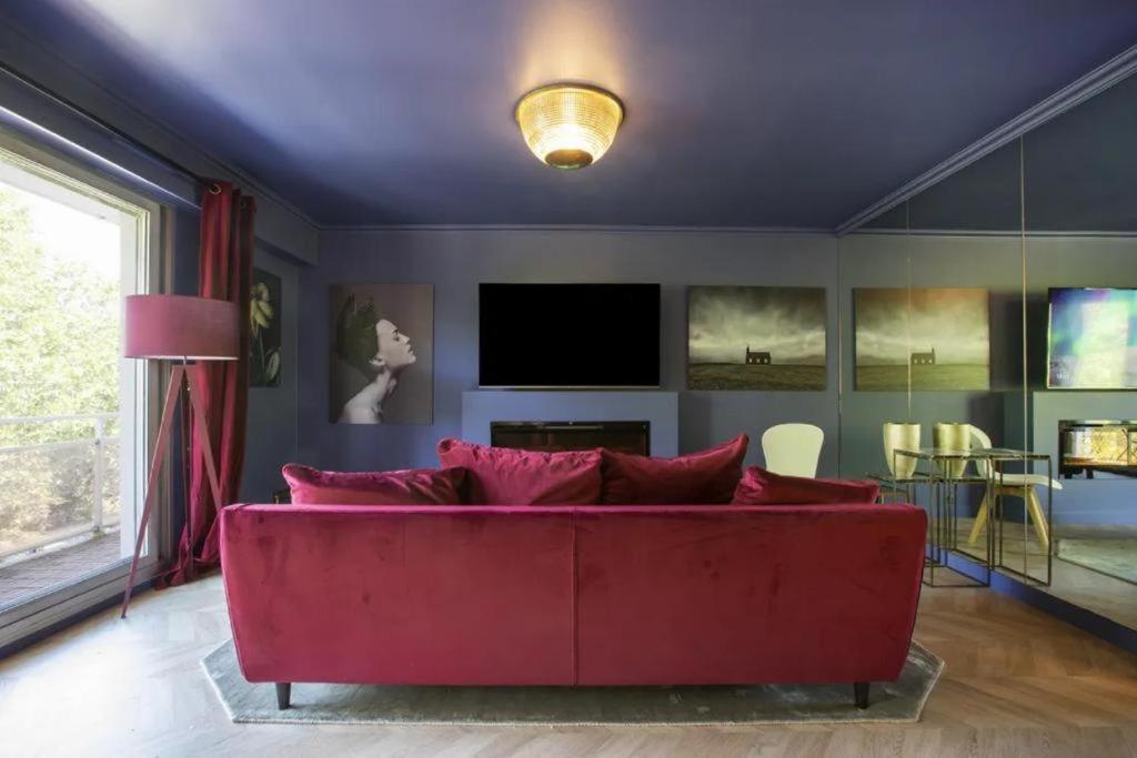Luxury Paris La Vie En Rose Jacuzzi Terrasse Parkingアパートメント エクステリア 写真