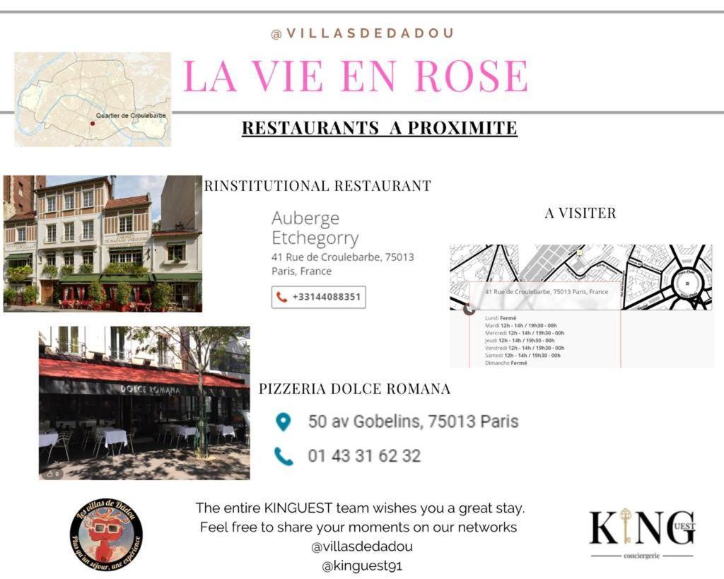 Luxury Paris La Vie En Rose Jacuzzi Terrasse Parkingアパートメント エクステリア 写真
